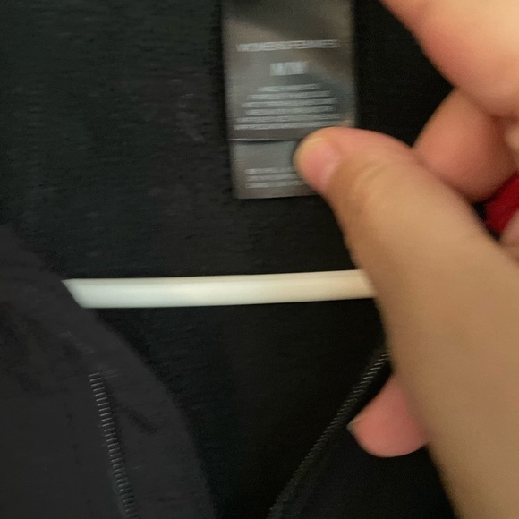 The North Face Summit Series Women’s  Black and Red Quarter Pullover size M - Picture 5 of 7